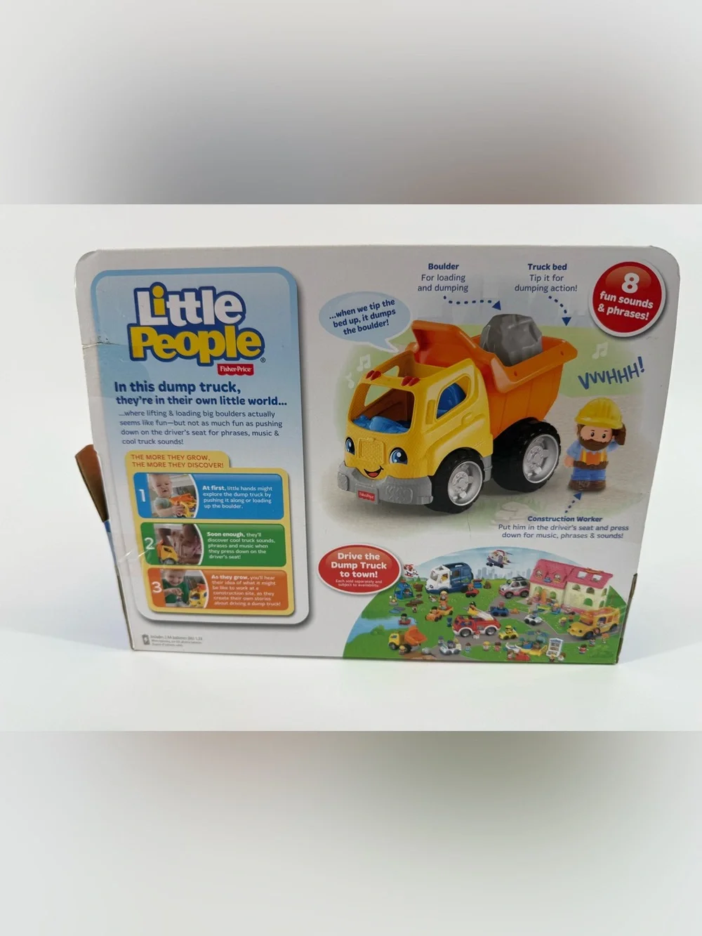 Fisher-Price Yellow and Orange Little People Dump Truck